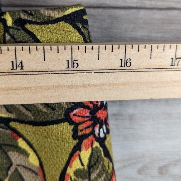 LOFT* Women's Half Back Zipper Fully Lined 7" Slit Floral Pencil Skirt~ Size 6 - Picture 4 of 8